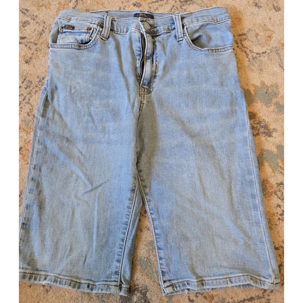Polo Ralph Lauren The Sullivan Slim Shorts Boys Youth 18 Jean Light Wash